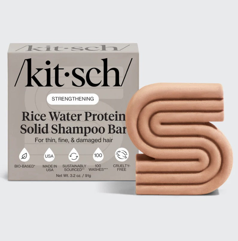 KITSCH Rice Water Shampoo Bar For Hair Growth