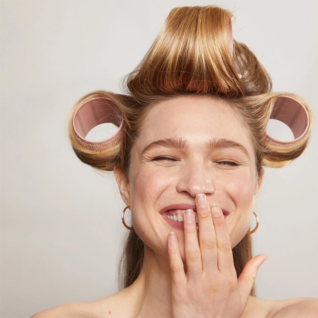 KITSCH Recycled Plastic XL Thermal Rollers 4pc Set - Terracotta