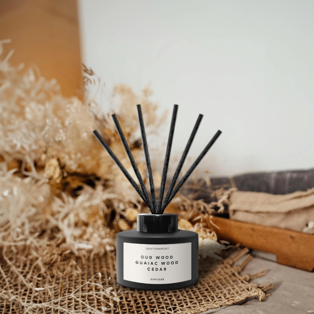 Reed Diffuser — Dark Oud & Smoky Wood